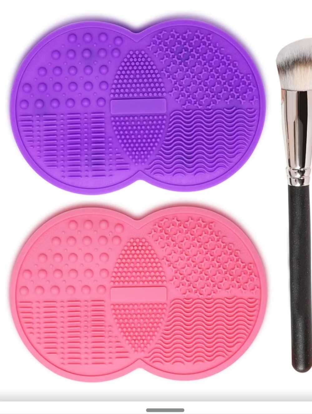 Makeup Brush Cleaning Mats + Brush
